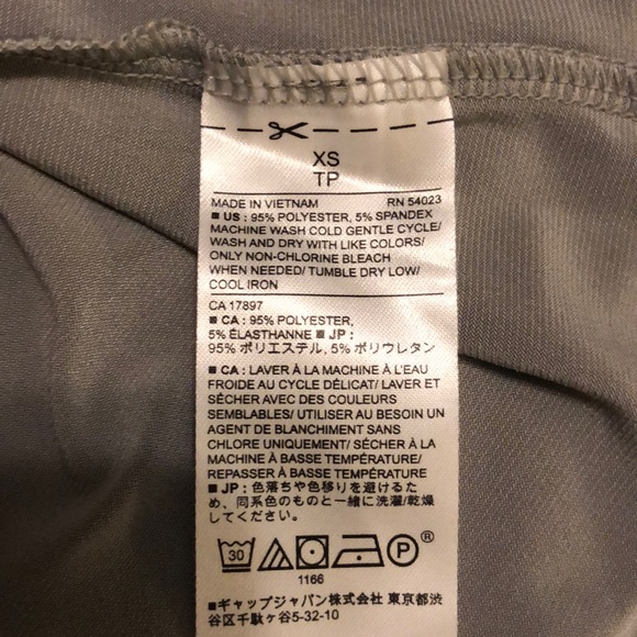 Banana Republic XS grey halter neck top - Picture 3 of 6